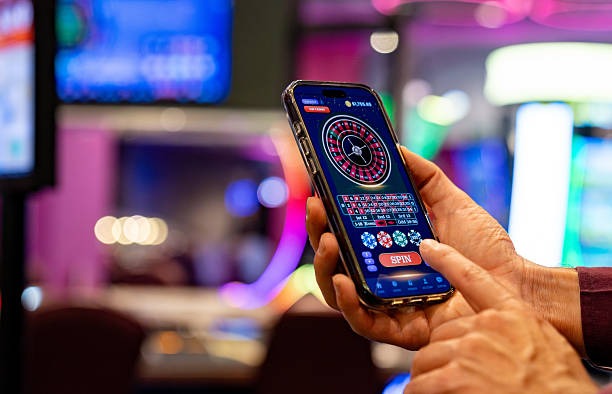 No Commission Baccarat table with live dealer and player cards displayed on screen
